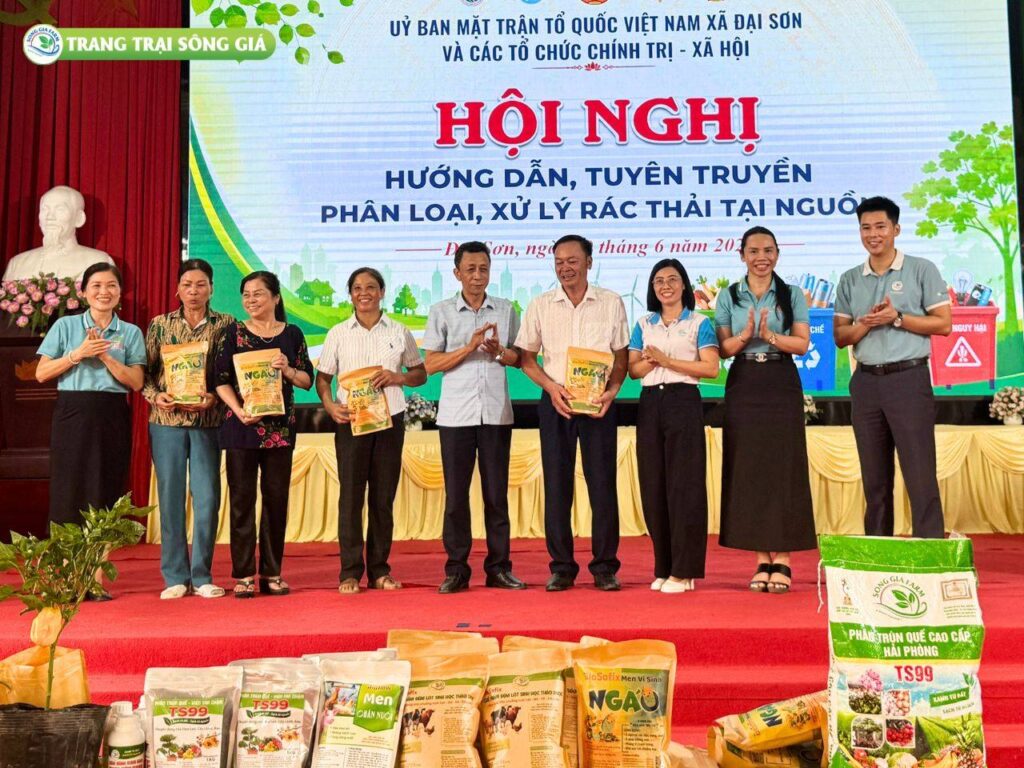 HTX đầu tư phát triển Sông Giá Đồng Hành Cùng Địa Phương Biến Rác Hữu Cơ Thành Tài Nguyên Giá Trị